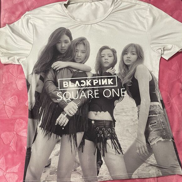 K-pop Black Pink Square One 2016 Members Graphic Shirt Size Large - Picture 3 of 7